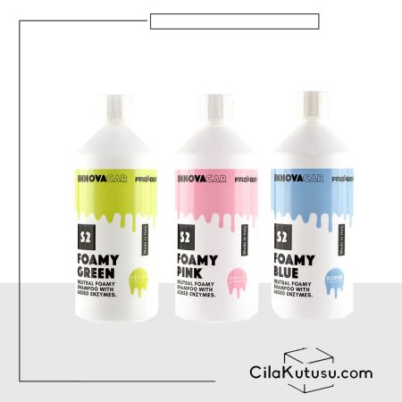 Innovacar Foamy Renkli Şampuan Seti 1 Litre