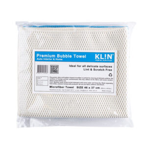 KLIN Premium Bubble Towel Hassas Yüzeyler için Mikrofiber Temizlik Bez