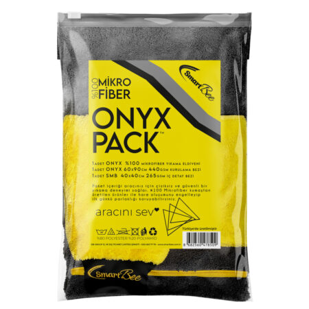 SmartBee OnyxPack Mikrofiber Oto Yıkama Paketi