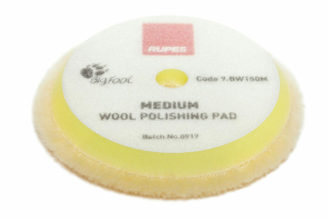 Mousse De Polissage Fine RUPES D-A - 130/150 Mm - Pour Polisseuse Orbitale - Finition Haute Brillance - Tampon Jaune