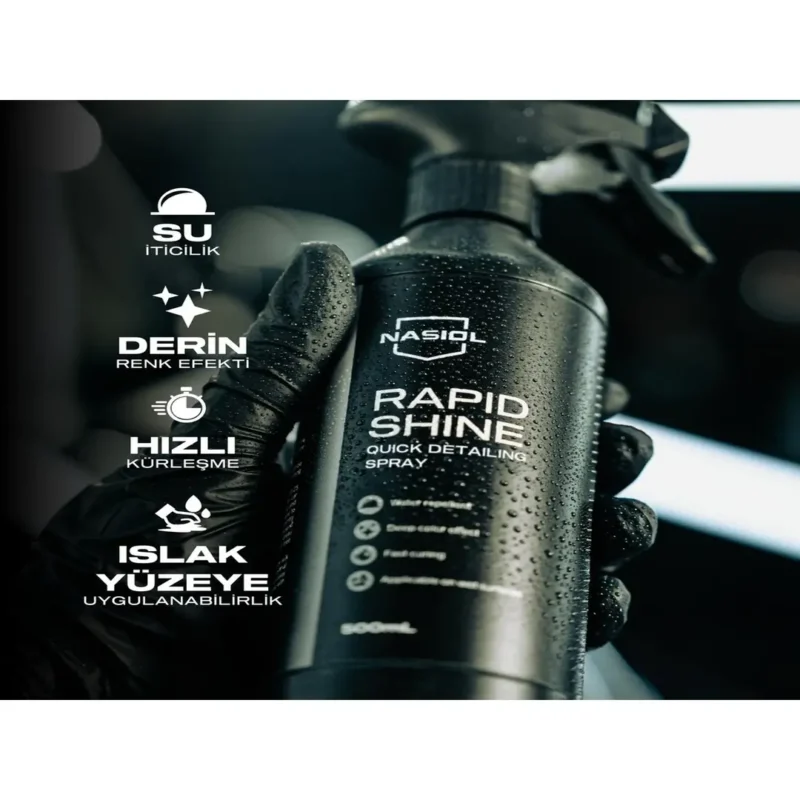 Nasiol RapidShine Araç Nano Spreyi 500 ml