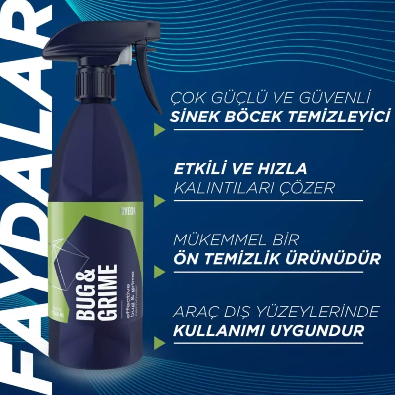 Gyeon Bug and Grime Sinek ve Böcek Temizleyici 1000 ml Yeni Ambalaj