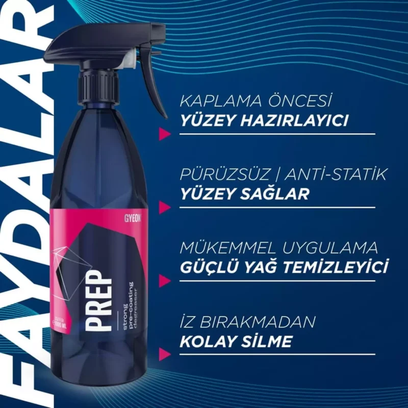 Gyeon Prep Seramik ve PPF Kaplama Öncesi Yğzey Temizleyici 1000 ml