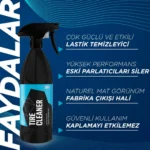 GYEON Q²M Tire Cleaner Araç Lastik Kauçuk Temizleyici - 1000 ml -Güçlü Oto Teker Temizleyici