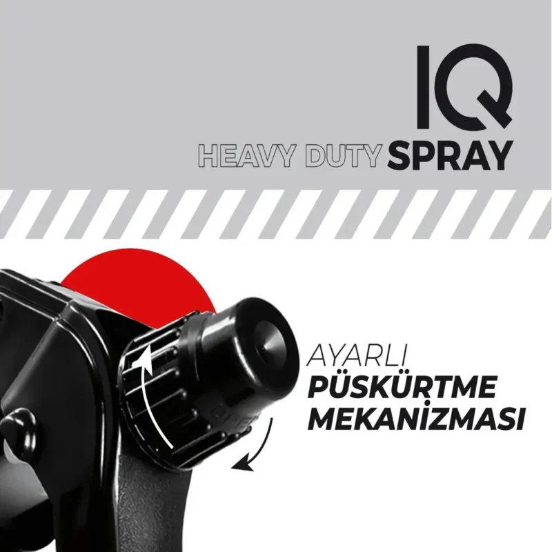 IQ Canyon Başlıklı Ultra Dayanıklı Sprey Şişe 1 Litre