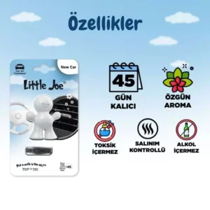 Little Joe Yeni Araç Kokusu (New Car) -45 Gün -Oto Kokusu Kalıcı Klima Parfüm
