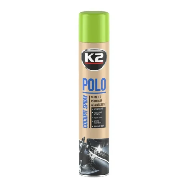 K2 POLO COCKPIT Yeşil Elma Plastik Koruyucu ve Parlatıcı 750 ml