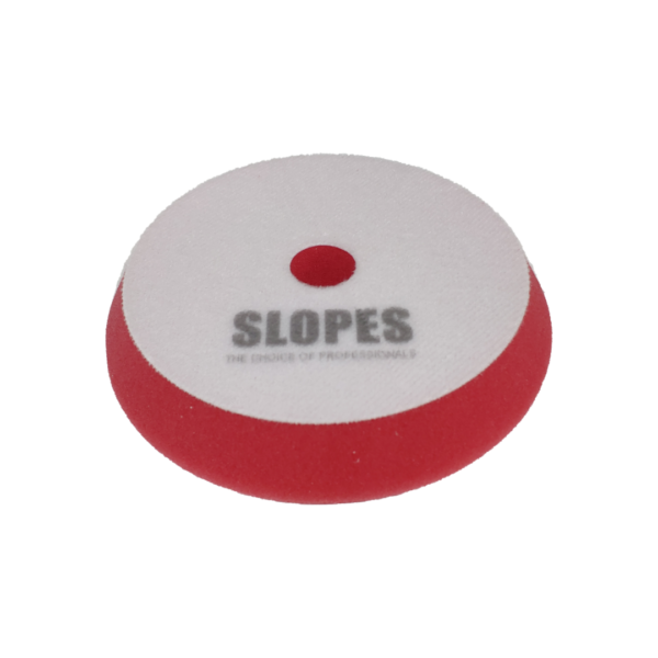 Slopes Rotary Ve Orbital Polisaj Makinesine Uyumlu Kırmızı Çizik Giderici İnce Pasta Süngeri