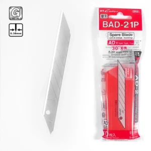 BAD-21P 30 Derece 10lu Dar Maket Bıçağı Yedeği
