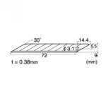 BD-50P Profesyonel Seri 30 Derece PPF Bıçağı 50li
