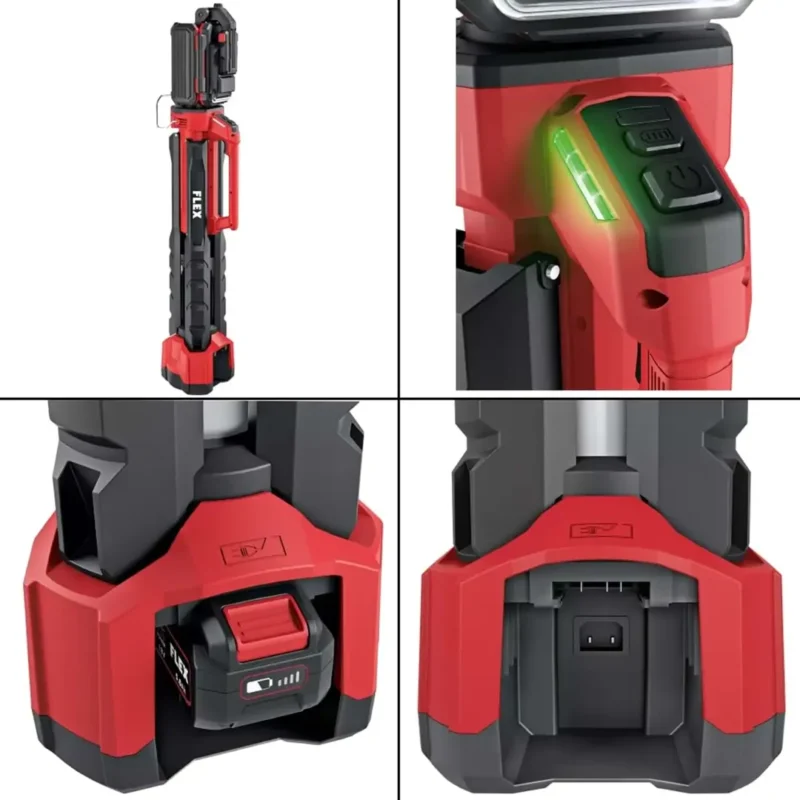 FLEX TL 4000 18.0/230 Akülü/Elektrikli LED Kule Tipi Aydınlatma Lambası - Katlanır Taşınabilir - Görsel 6