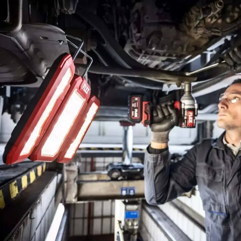 FLEX TL 4000 18.0/230 Akülü/Elektrikli LED Kule Tipi Aydınlatma Lambası - Katlanır Taşınabilir