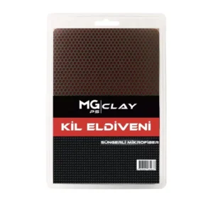 MG PS Kil Eldiveni 21x16 cm (Kırmızı) - Clay Mitt Glove Yüzey Temizleme Kili
