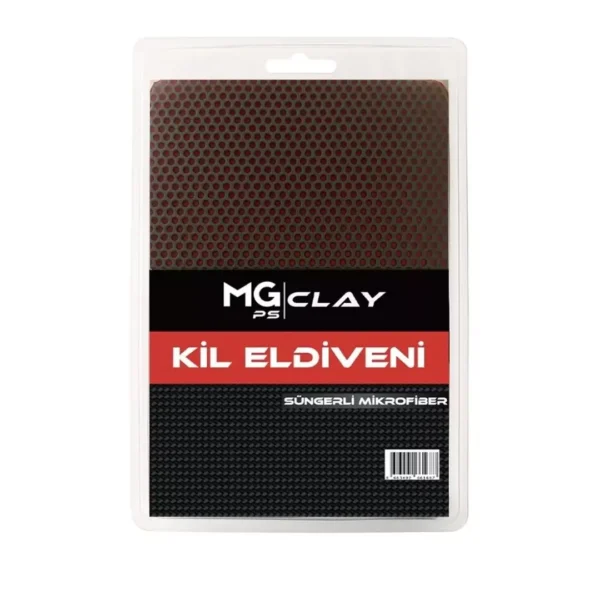 MG PS Kil Eldiveni 21x16 cm (Kırmızı) - Clay Mitt Glove Yüzey Temizleme Kili