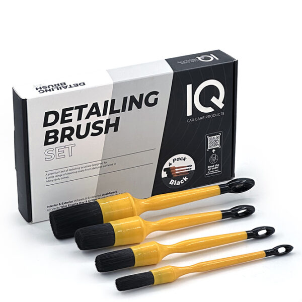 IQ DETAYLANDIRMA FIRÇASI SİYAH - 4LÜ SET