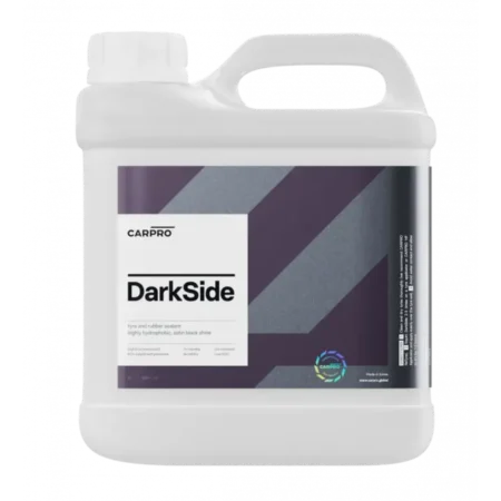 CarPro DarkSide – Yüksek Konsantreli Lastik, Plastik ve Kauçuk Parlatıcı ve Koruyucu Wax - 4 Litre