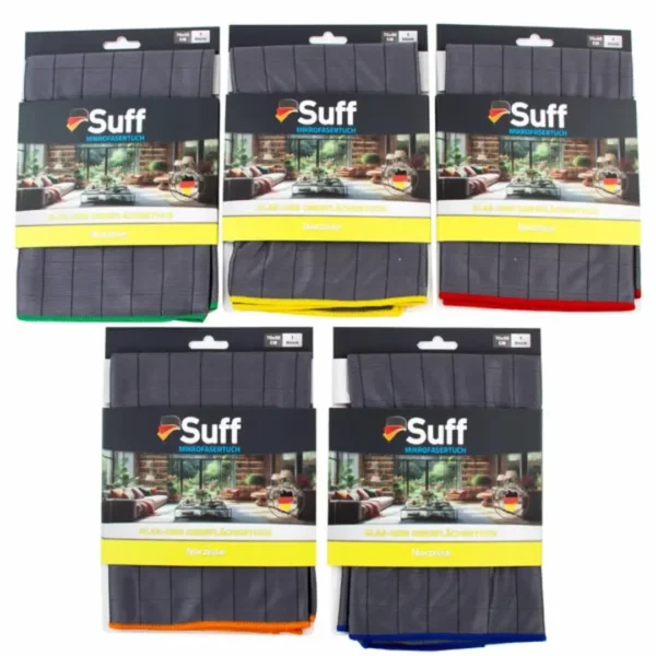 Suff Narzisse Mikrofiber Cam ve Yüzey Temizlik Bezi 50x70 cm – Leke ve Hav Bırakmayan Cam Bezi