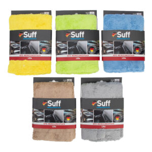 Suff Lilie Çift Taraflı Mikrofiber Araç Temizlik Bezi 40x40 cm