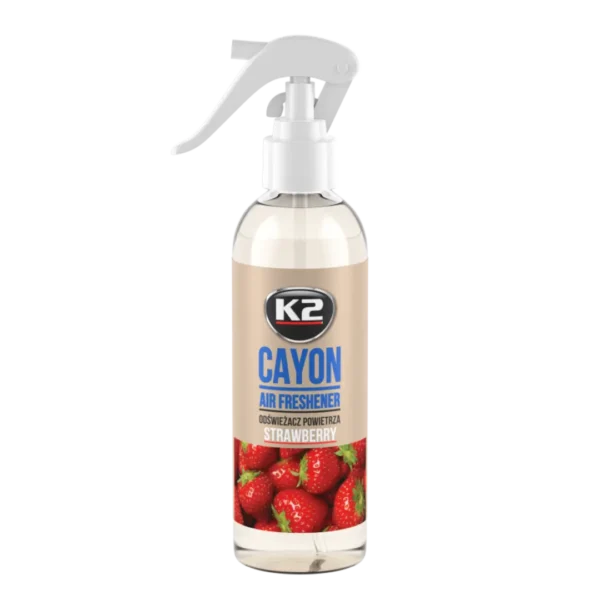 K2 Cayon Strawberry Taze Çilek Kokulu Araç Kokusu ve Oda Parfümü 250 ml