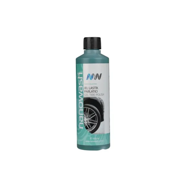 Nanowash Jel Lastik Parlatıcı 500 ml | Akmaz Jel Formül & Uzun Süreli Koruma