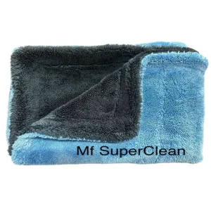 SuperClean Duo Twist Towel Çift Katlı & Çift Renkli Mikrofiber Kurulama Havlusu (50x80 cm - 1200 GSM)