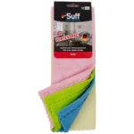 Suff Rose Çok Amaçlı Mikrofiber Temizlik Bezi Seti (4'lü Paket)